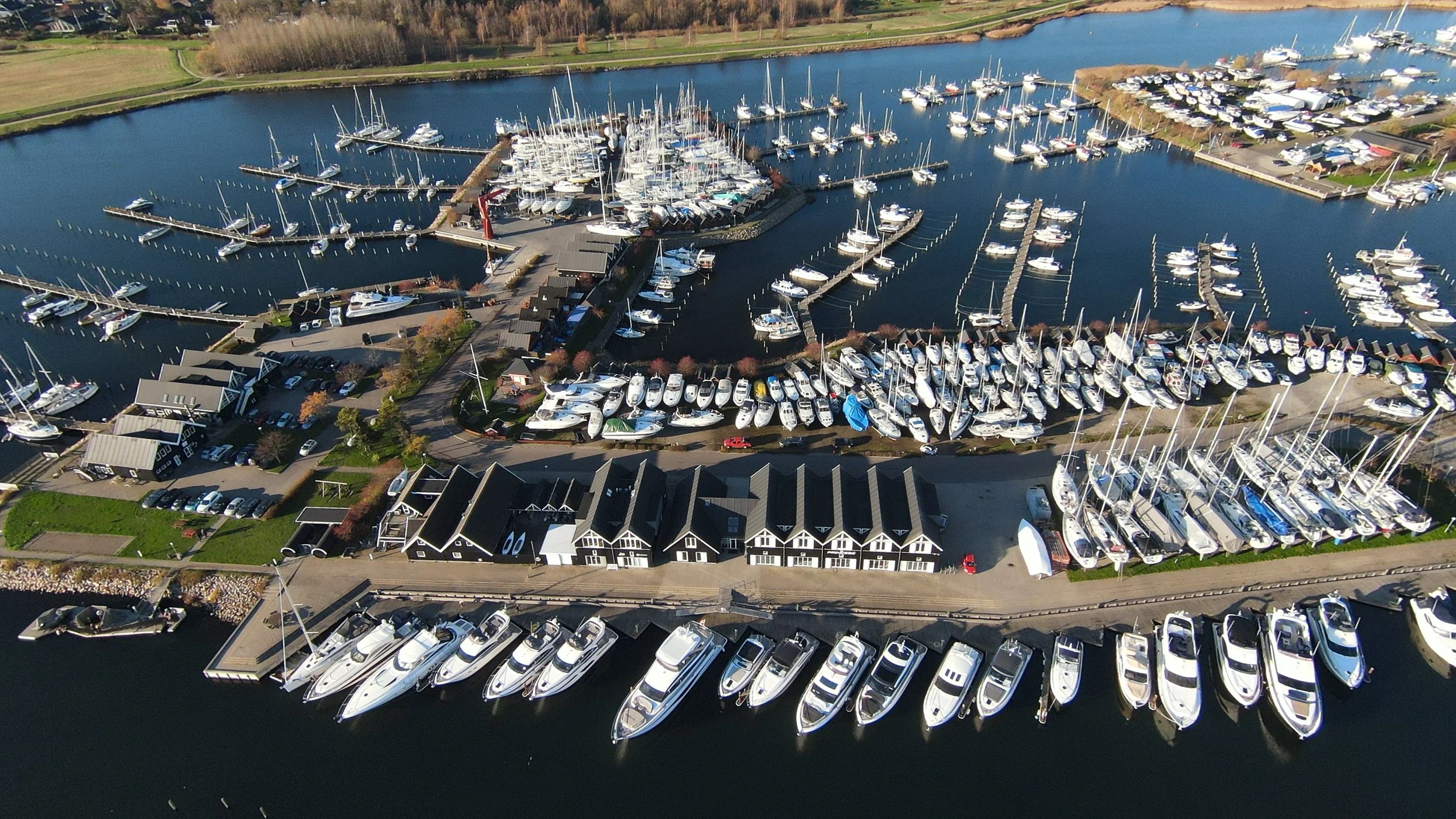 Greve Marina: Sådan ser vi ud i dronehøjde