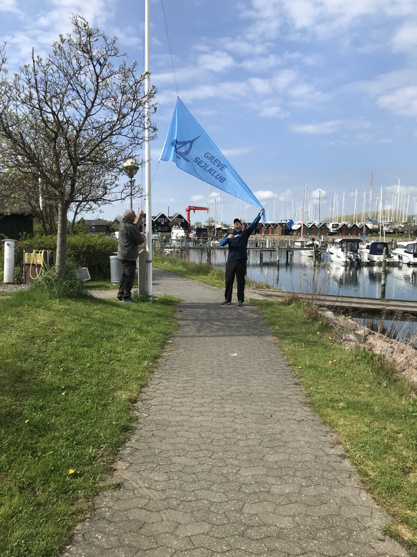 Formand og Næstformand standerhejsning 2025