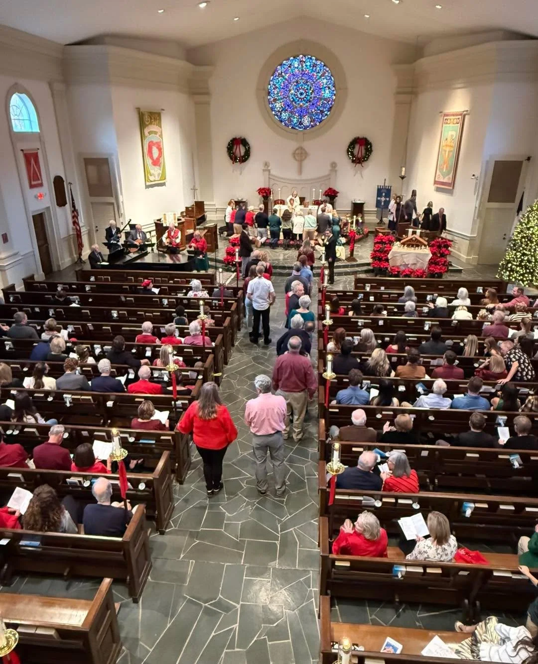 A blessed Christmastide to all! We will continue the celebration together with one liturgy at 10am this coming Sunday!