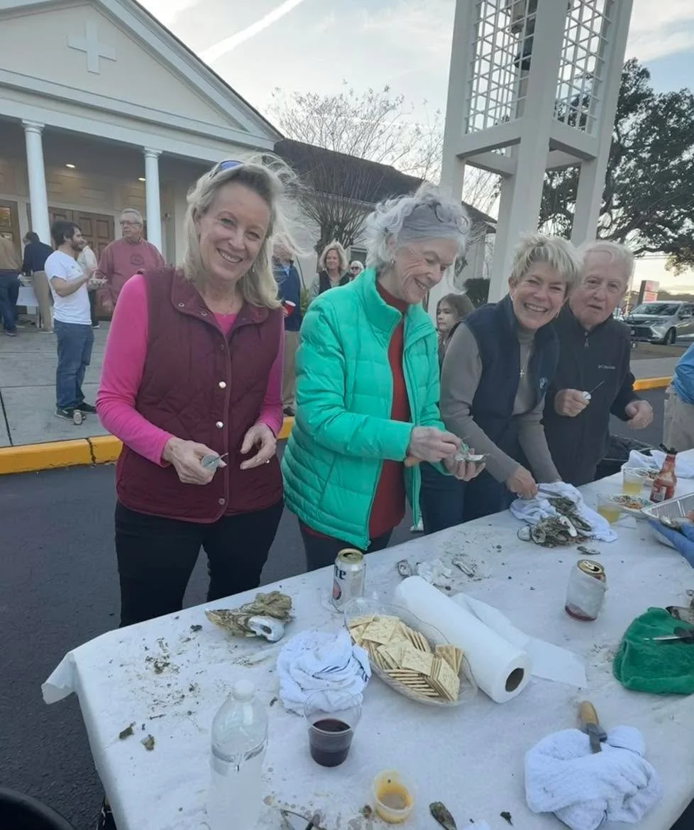 Everyone had a fantastic time at last night&rsquo;s Epiphanytide Oyster Roast! Thanks to our wonderful head roaster- Joe Pearl, and ALL who made it happen!!