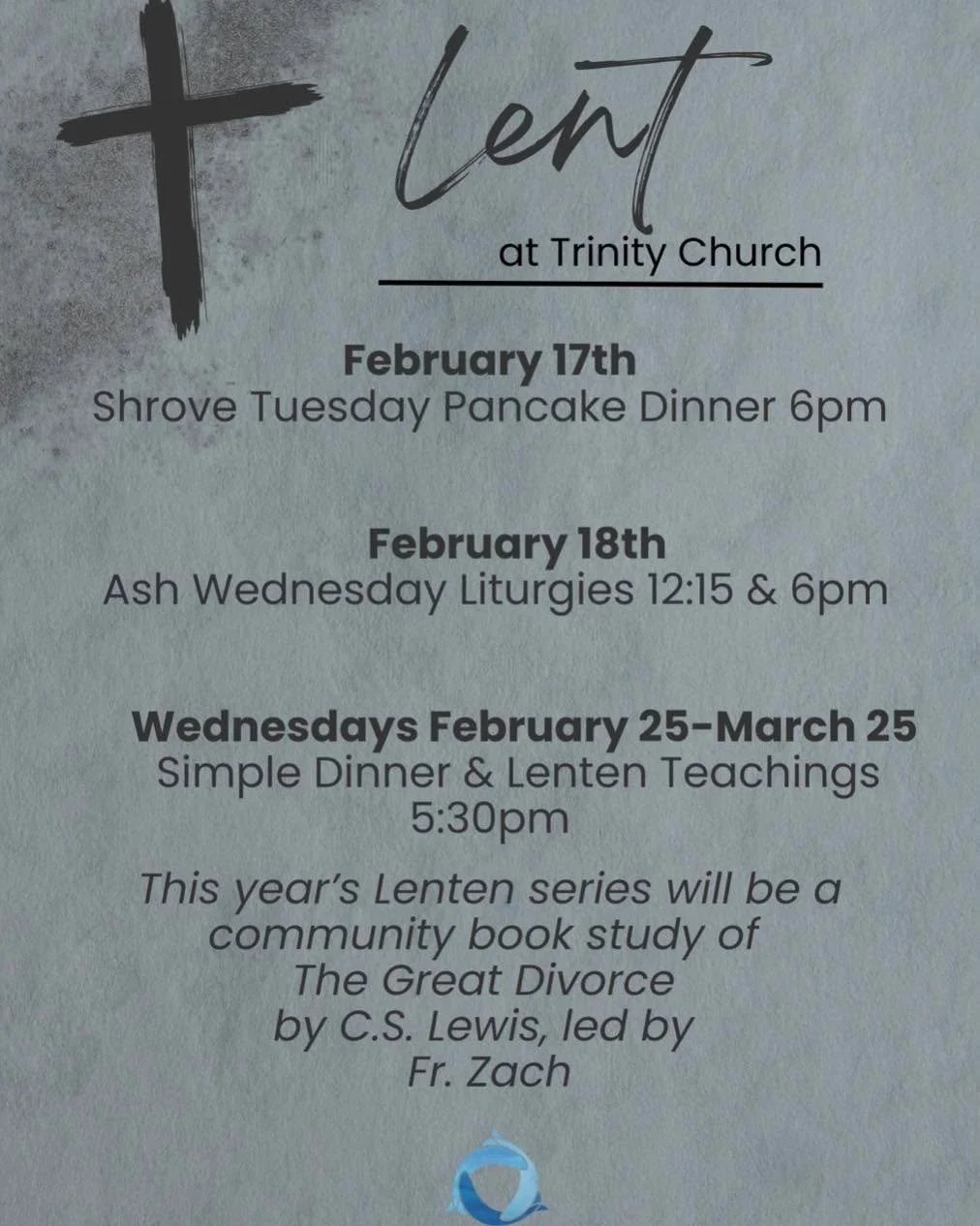 We invite you to join us this Lenten season!