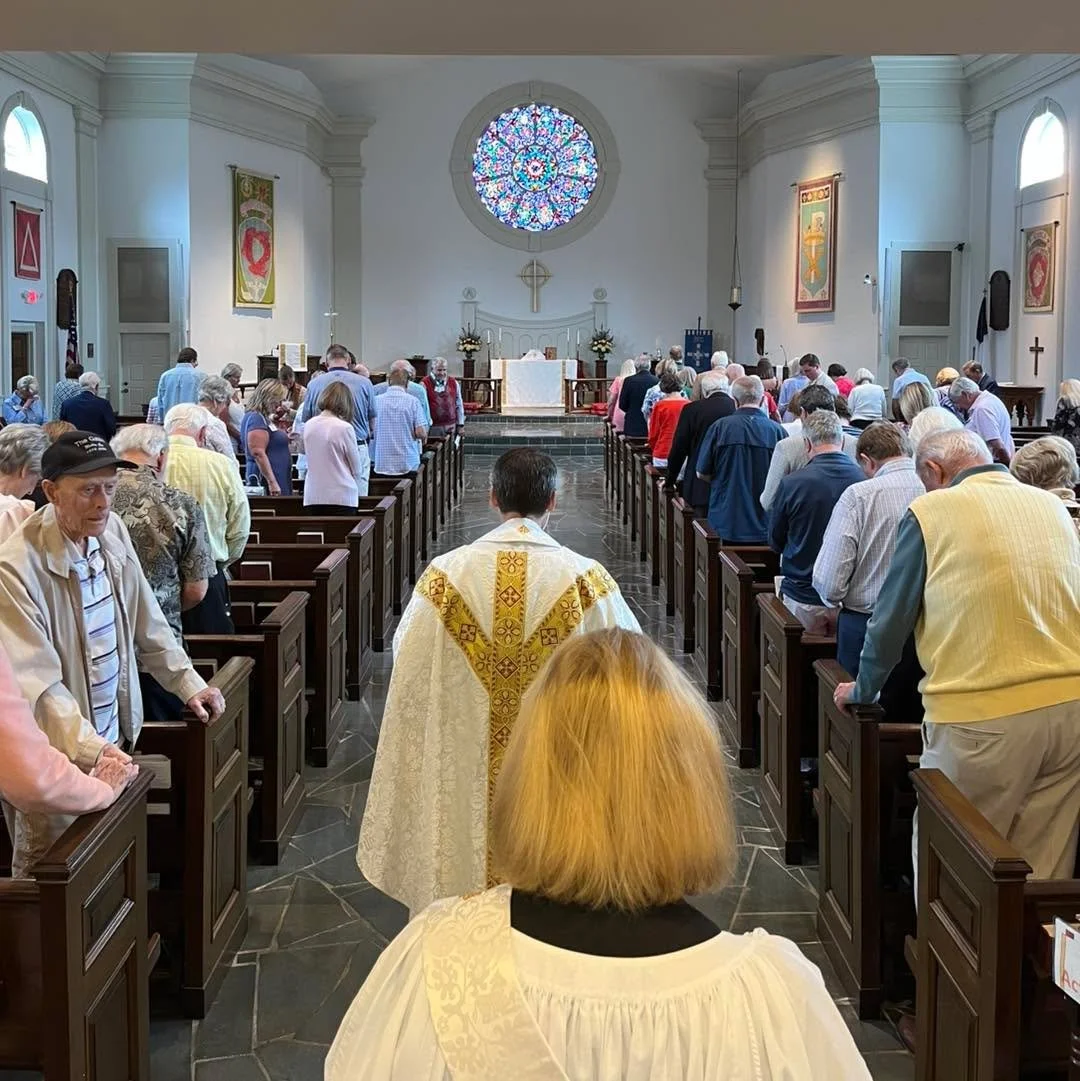 Thank you to everyone who helped make this Trinity Sunday celebration so special! It was a joyful time of worship and fellowship together, followed by a parish wide lunch!