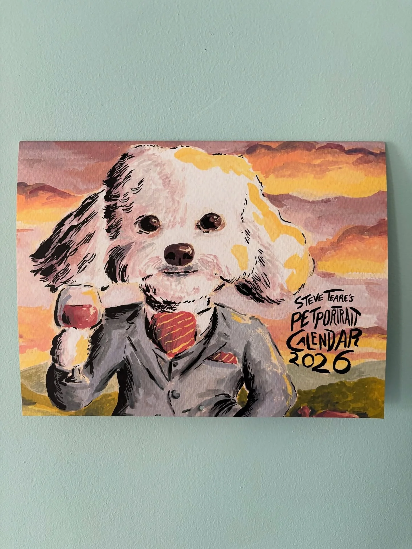 Every October, I order my datebook for the coming year to get a head start on planning. If you need to write things down to remember them like I do, it’s a good time to get my 2026 calendar, featuring some of my favorite commissions from the pa
