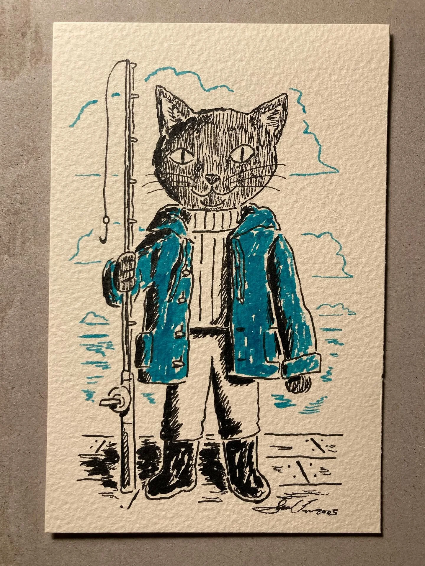 My next popup is tomorrow at @museartisanboutique . I’ll have calendars, postcards, greeting cards, posters and stickers, and of course I’ll be making plenty goofy pet sketches!