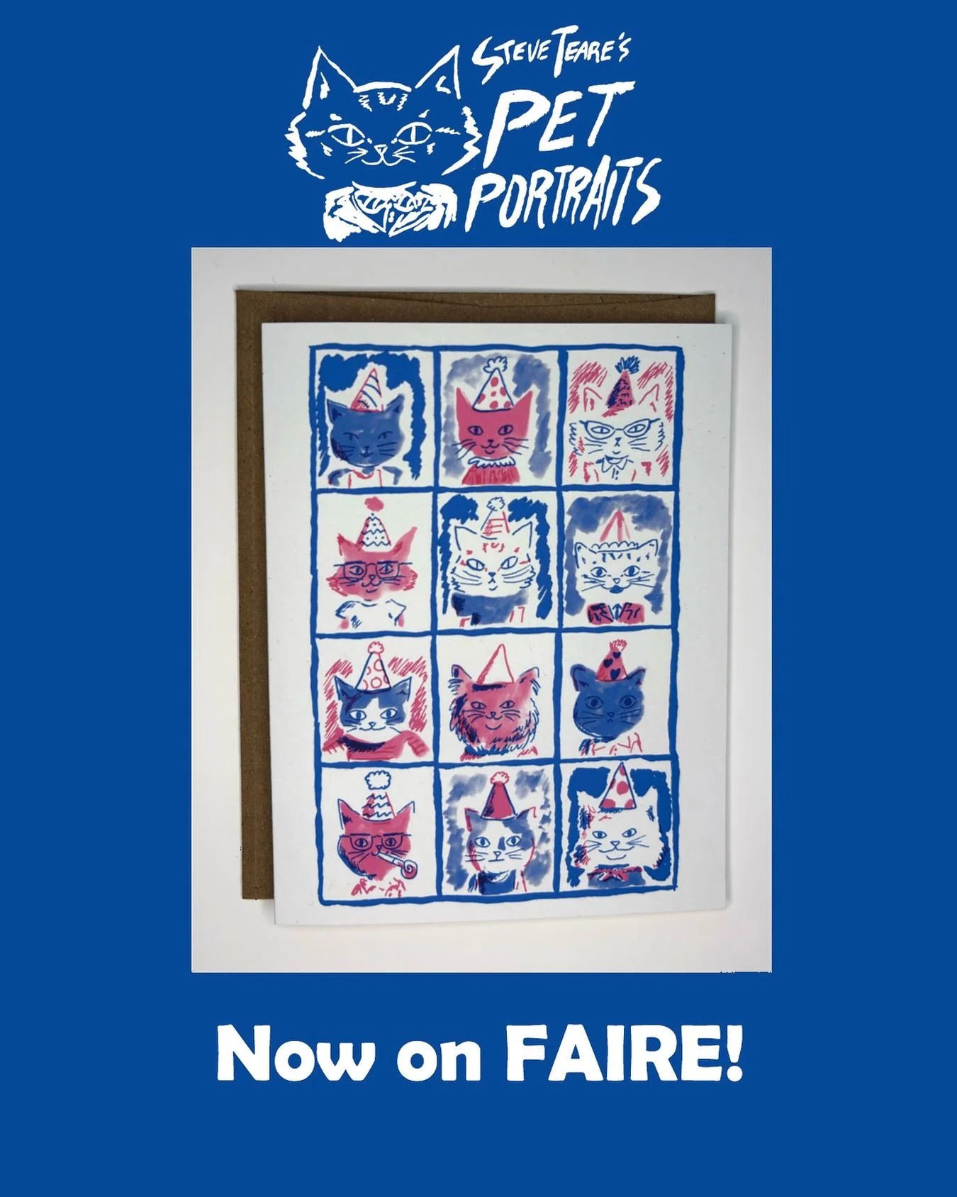 Introducing my Faire store for wholesale customers! It&rsquo;s been such an honor to have my cards, stickers, and prints in local indie stores, and I&rsquo;m excited to make my products more accessible to shops everywhere. You can visit my Faire stor