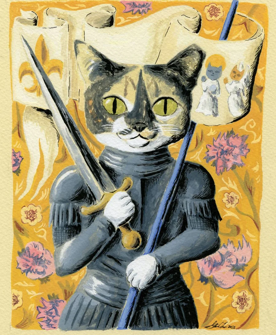 joan of arc cat.jpg