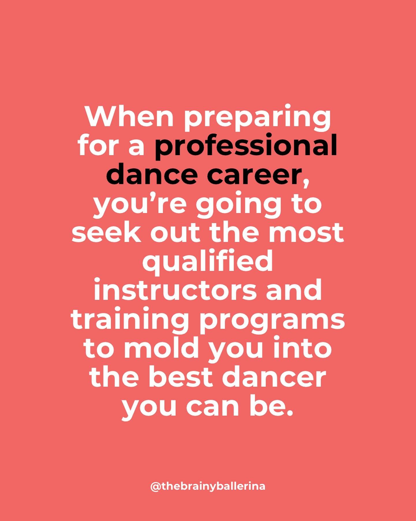 As a Dance Career Mentor, I help dancers find intention and clarity in their career goals, demystify the world of professional ballet, and put a strategic plan in place with actionable steps.

My areas of expertise:

✨Finding a clear intention for yo