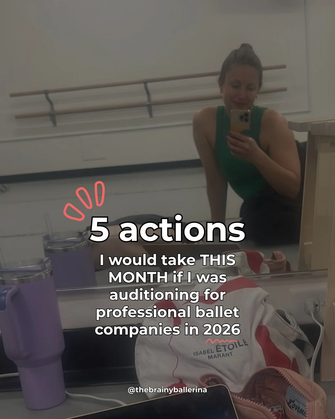 ✨SAVE THIS

And remember - how do you eat an elephant? One bite at a time 🐘

Take consistent action NOW means:

✨ Less stress when audition season arrives
✨ A stronger sense of direction in your career path
✨ More confidence walking into the room kn