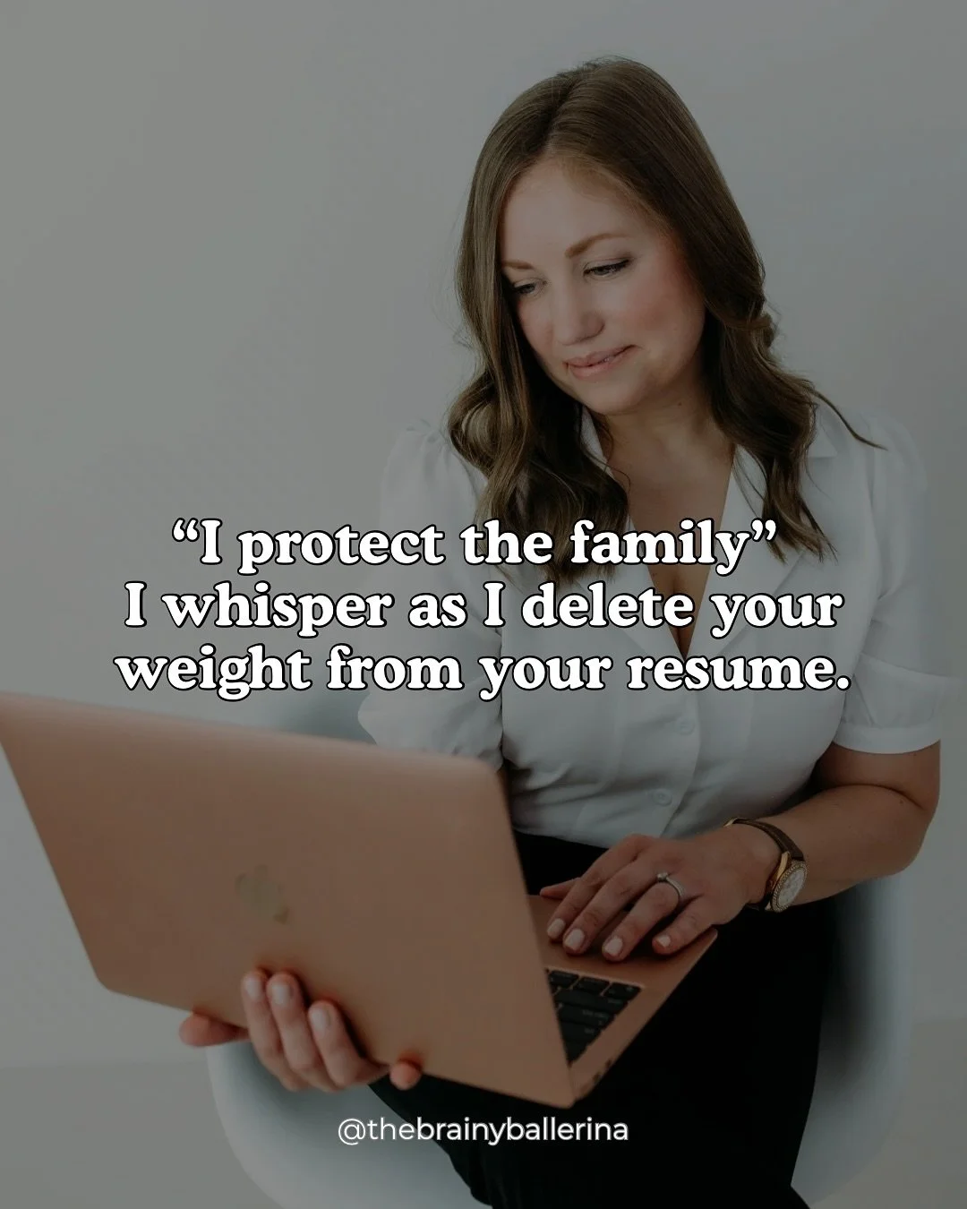 &ldquo;I protect the family&rdquo; I whisper as I compile 15 years of professional dance experience into The Ultimate Audition Guide - your one stop shop for EVERYTHING you need to tackle audition season like a true professional. 
 
With this guide, 