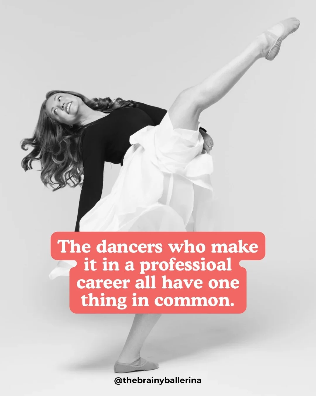 If you&rsquo;re aspiring toward a professional career - this is what gets you hired AND keeps you in the room.

📸: @studiosoma.wi 

#ballerinasofinstagram #ballerinasofig #balletcore #aspiringdancer #aspiringballerina
