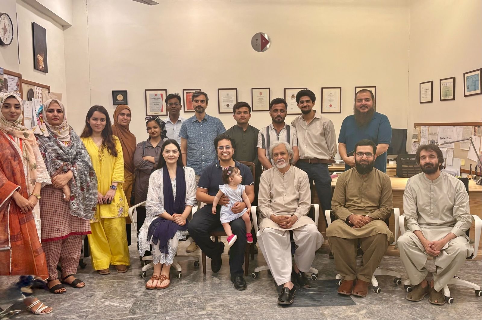 Taimoor Khan Mumtaz, Raza Kazim, Bilal Ashraf & guests