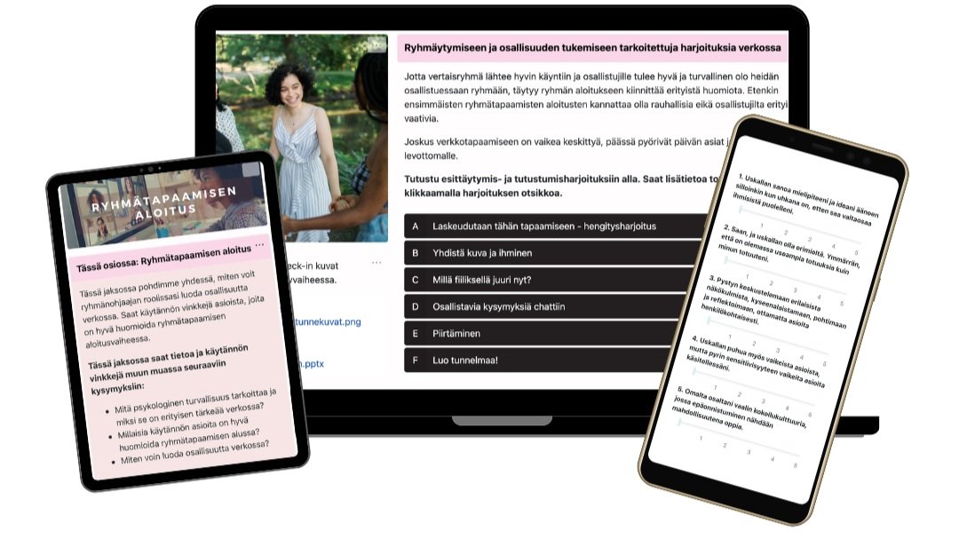 Muutosvalmius Camilla Havanka oppimismuotoilema Howspace-sisältö Kamalille Äideille