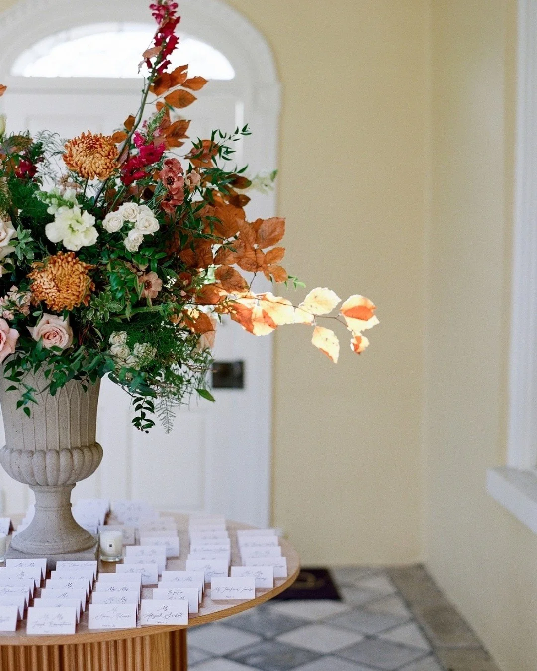 escort cards | courtney &amp; james