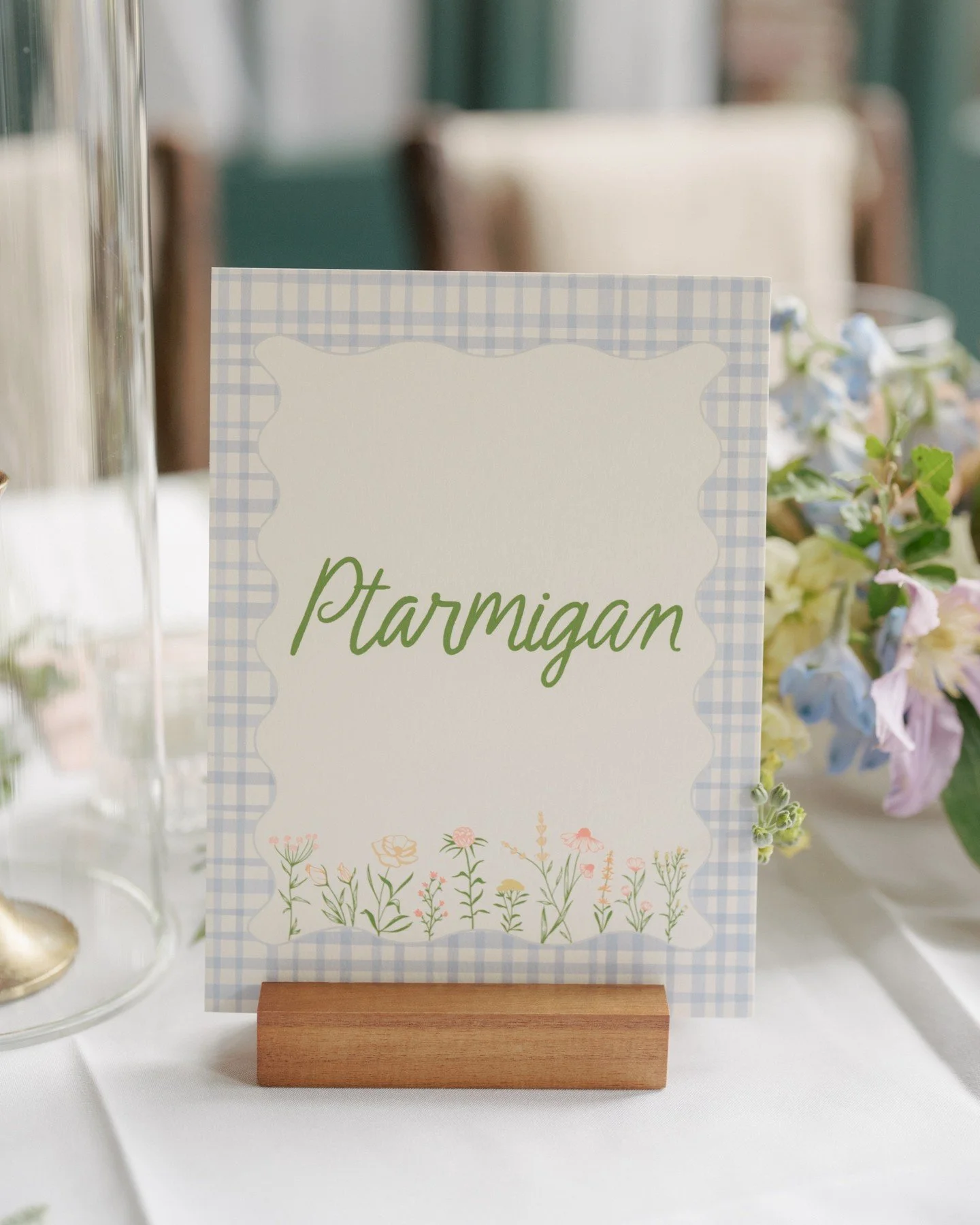table names | isabel &amp; bret