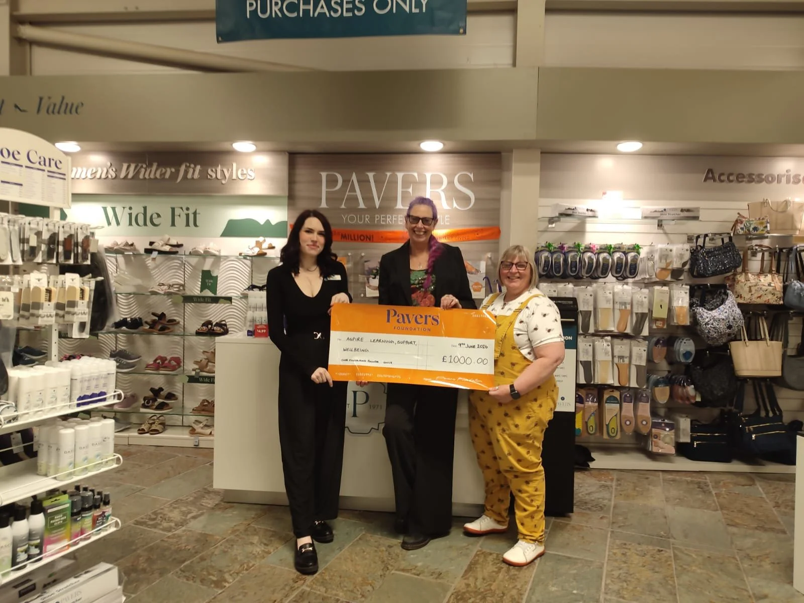 Aspire receives a generous donation!