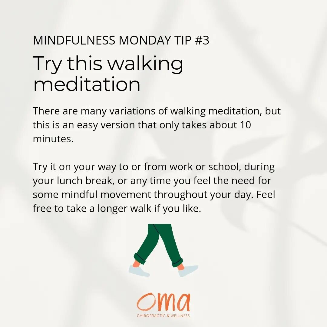 ✨ WELCOME TO MINDFULNESS MARCH WEEK #3 ✨

This week we are asking &quot;HAVE YOU TRIED A WALKING MEDITATION?&quot; 

With the weather getting a bit more comfortable for outdoor activity, this is a great time to try a walking meditation! Swipe 👈 for 