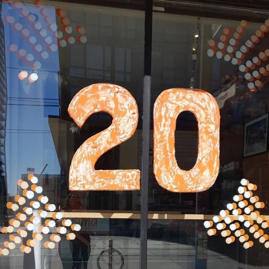 ✨ APRIL IS HERE AND IT'S OUR BIRTHDAY! ✨

This year marks our 20th year in Riverside and we are so excited to reach this milestone! We've got a refreshed window, a newsletter brimming with all the goodies, and a month full of activities to have us ce