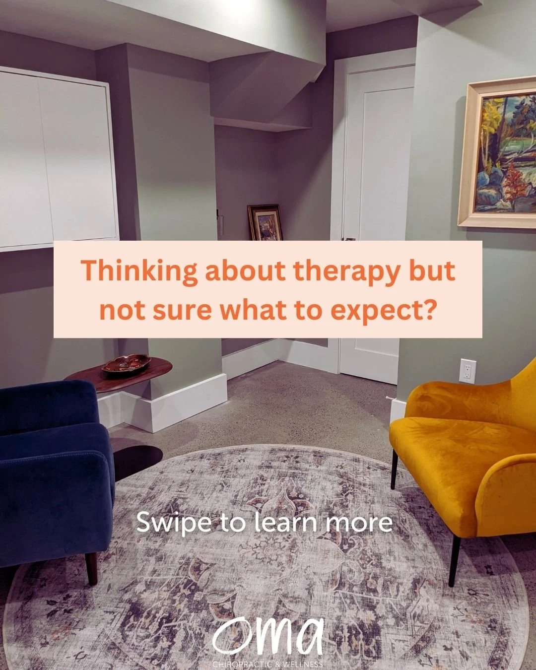 ✨ Thinking about therapy but not sure what to expect?

Your first session is learning more about what's bringing you here now&mdash;not a test, not a judgment. We&rsquo;ll take time to talk about what&rsquo;s been heavy on your heart, set some goals 