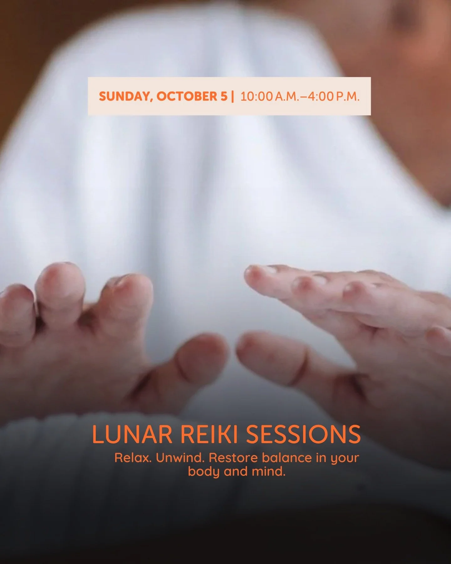 Align with the moon and restore balance with Julica of @modernmooncollectivewellness for a Lunar Reiki Sessions. 🌕

Gentle hands-on or hands-off techniques help promote harmony, calm your mind, and leave you feeling renewed.

Perfect for anyone look