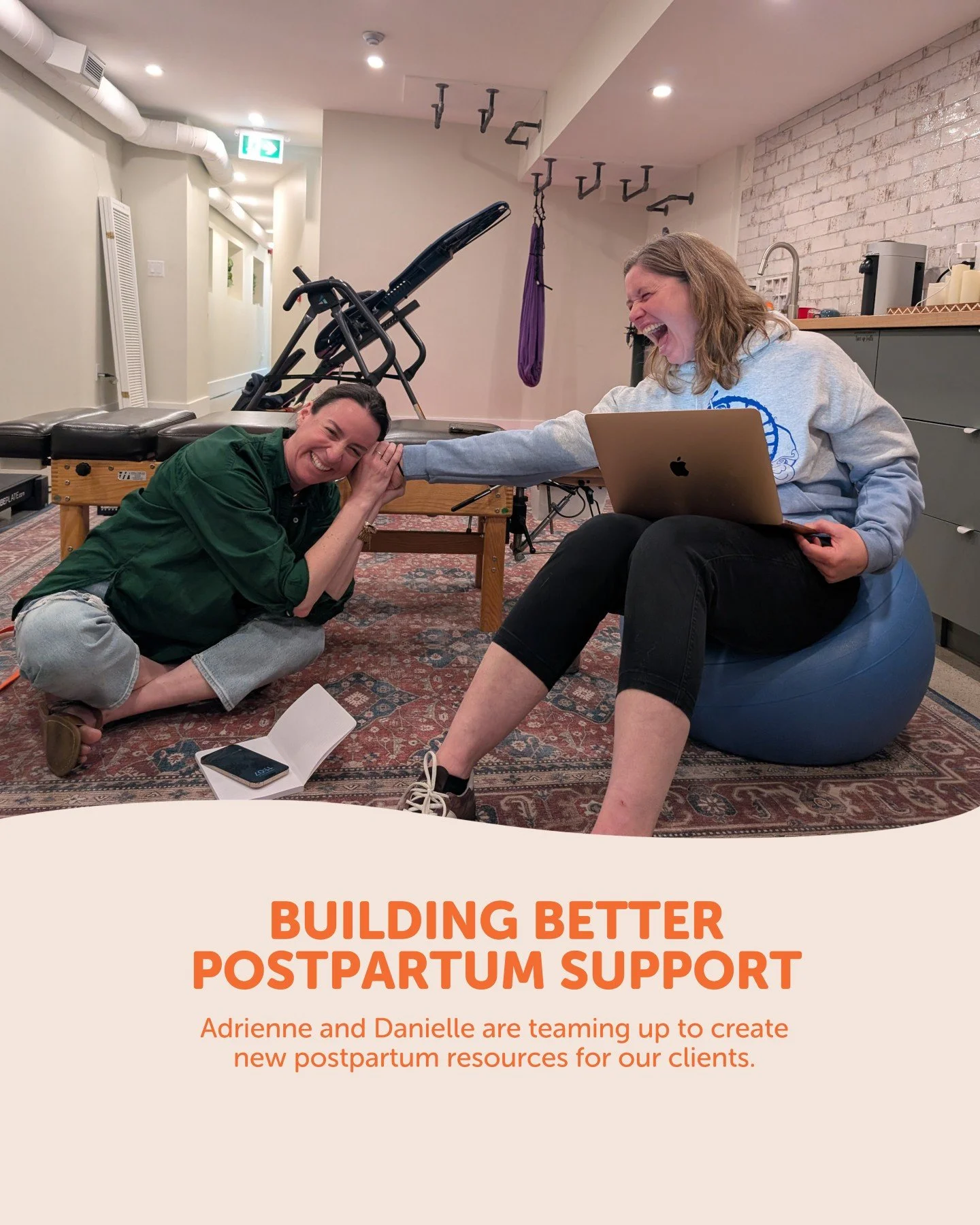 Building Better Postpartum Support 🧡

At Oma, we believe every stage of recovery deserves care and community, especially postpartum.

Dr. Adrienne (Chiropractor) and Danielle (Postpartum Doula) are teaming up to create new resources to better suppor