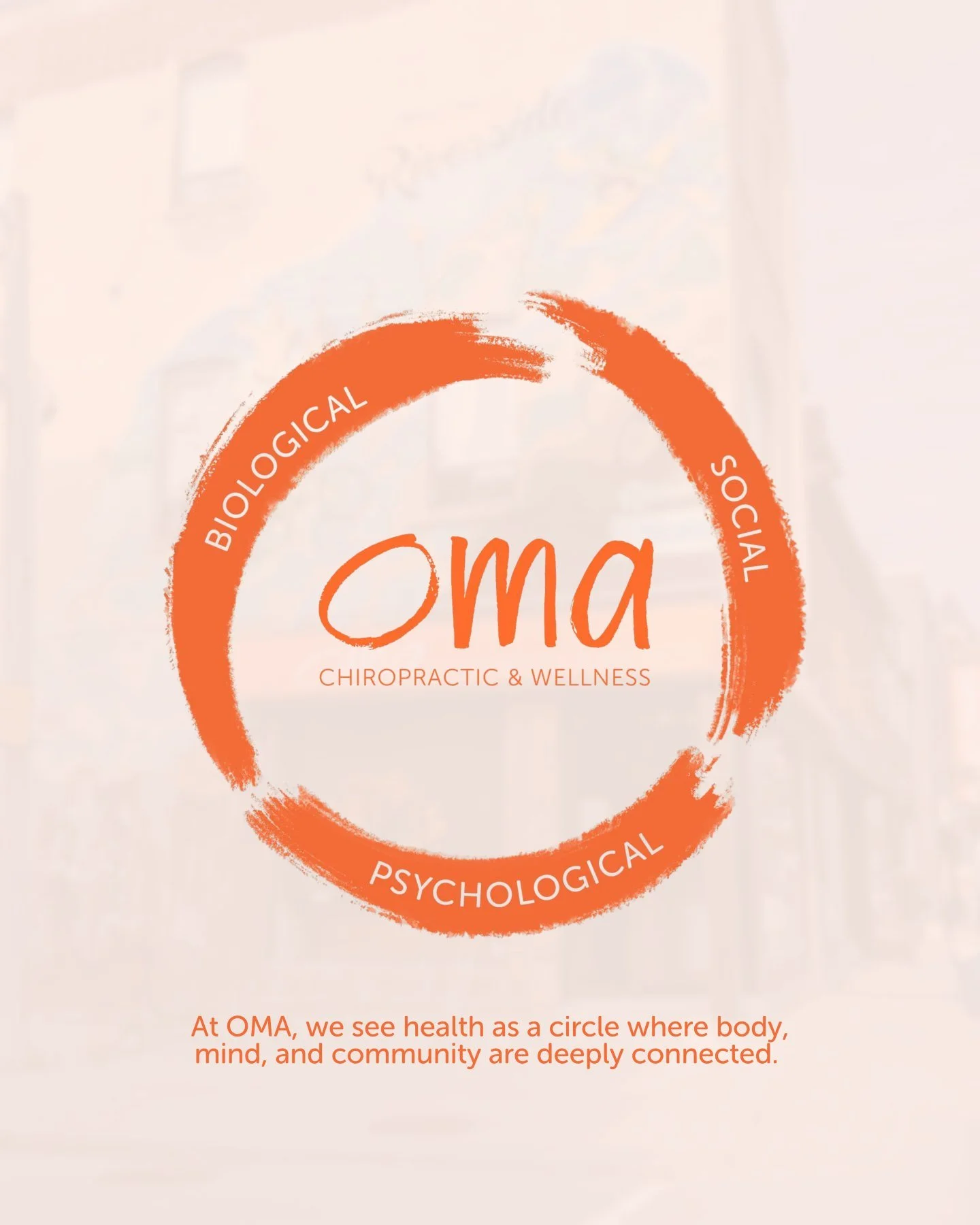 At OMA, we see health as a circle where body, mind, and community are deeply connected. 🌀

Our three pillars of well-being work together to support whole-person health:

✨ Biological: Chiropractic care, physiotherapy, massage therapy, and naturopath
