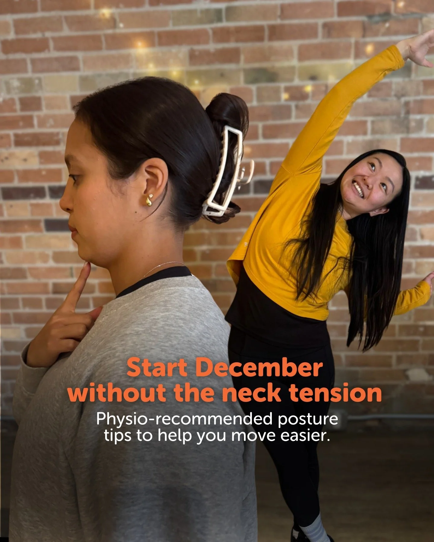 Neck tension doesn&rsquo;t have to be your December mood. 💭

If you spend long hours sitting or working at a desk, your body might just need a little reminder to move with more ease. These two simple posture resets from our physiotherapy team are de
