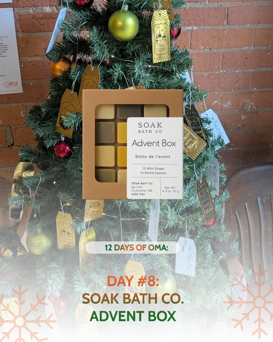 ✨ Day 8 of the 12 days of Oma ✨

Today we&rsquo;re soaking up all the cozy with the SOAK Co Advent Box.

This isn&rsquo;t just bath time &mdash; it&rsquo;s a daily invitation to slow down. Each little door holds a moment of calm, warmth, and intentio