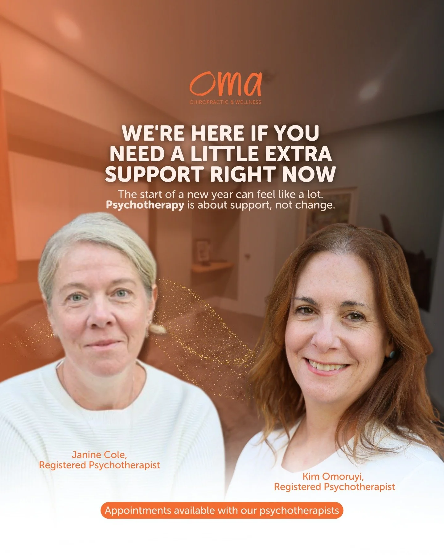 The start of a new year can stir up a lot - hope, pressure, exhaustion, or grief, for example. It may also be a time of reflection or re-evaluation.

Psychotherapy isn&rsquo;t about becoming someone new.
It&rsquo;s about supporting who you already ar