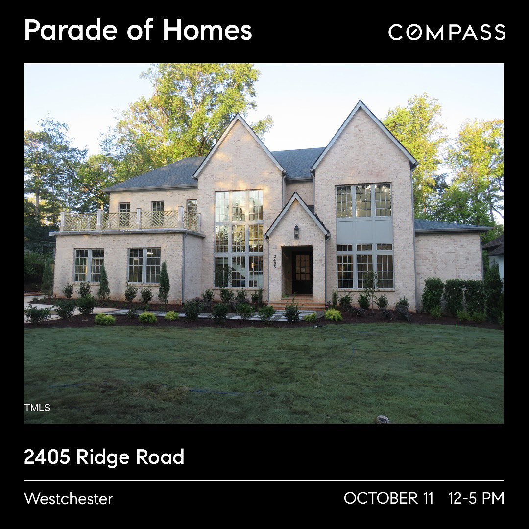 Come see me this Friday at 2405 Ridge Rd in Raleigh for the last weekend of the Parade of Homes! @lizbrownresidential and I will be there to show and share the exquisite details of this ITB home. 📍Close to Whole Foods, @ridgewoodwinebeer and @raleig