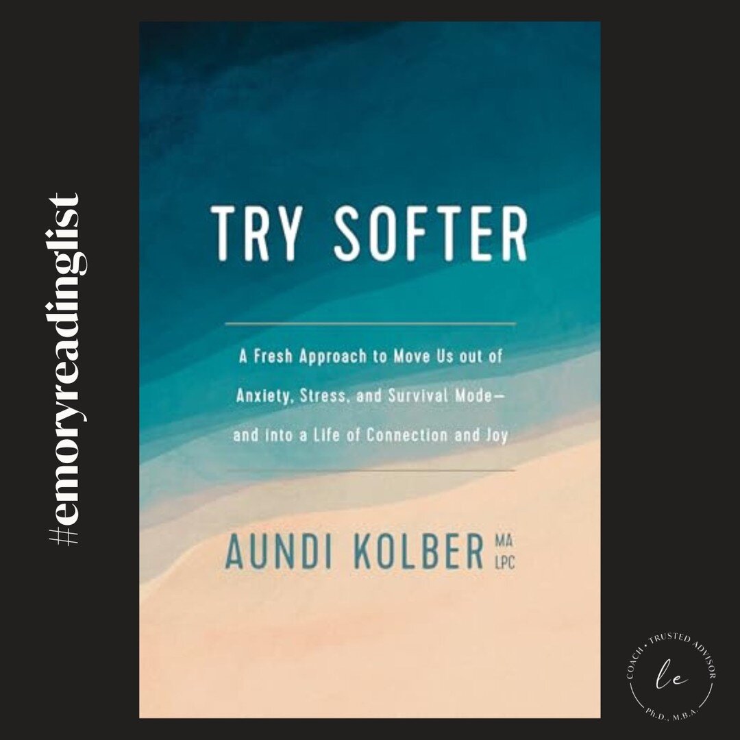 2023 Book 57: Try Softer by @aundikolber 

This quote from Aundi describes what I&rsquo;ve heard from 90% of my clients and podcast guests this year, &ldquo;&hellip;we&rsquo;ve been so socialized, parented, and wired to overfunction that we don&rsquo