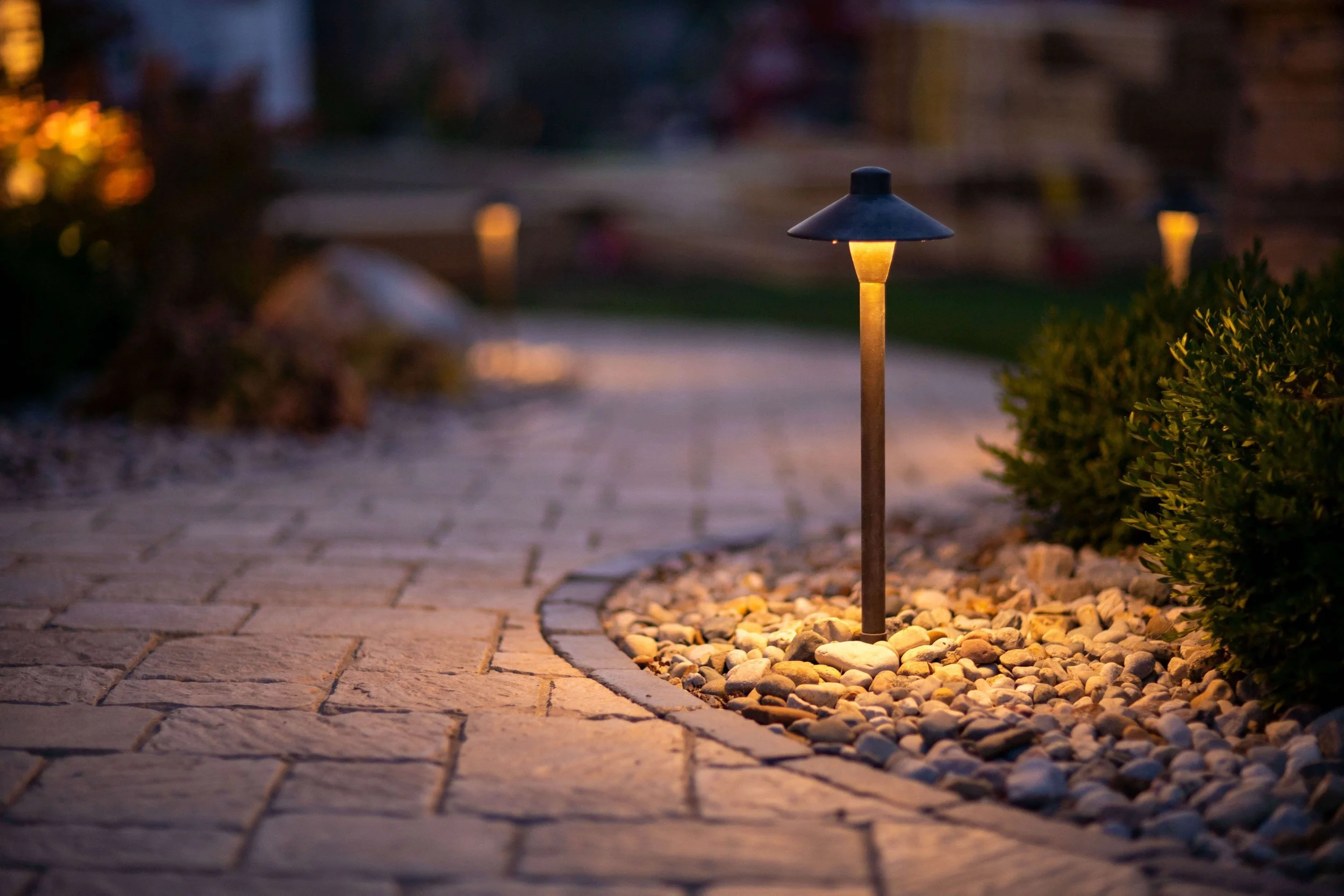 We install Low Voltage lighting too!