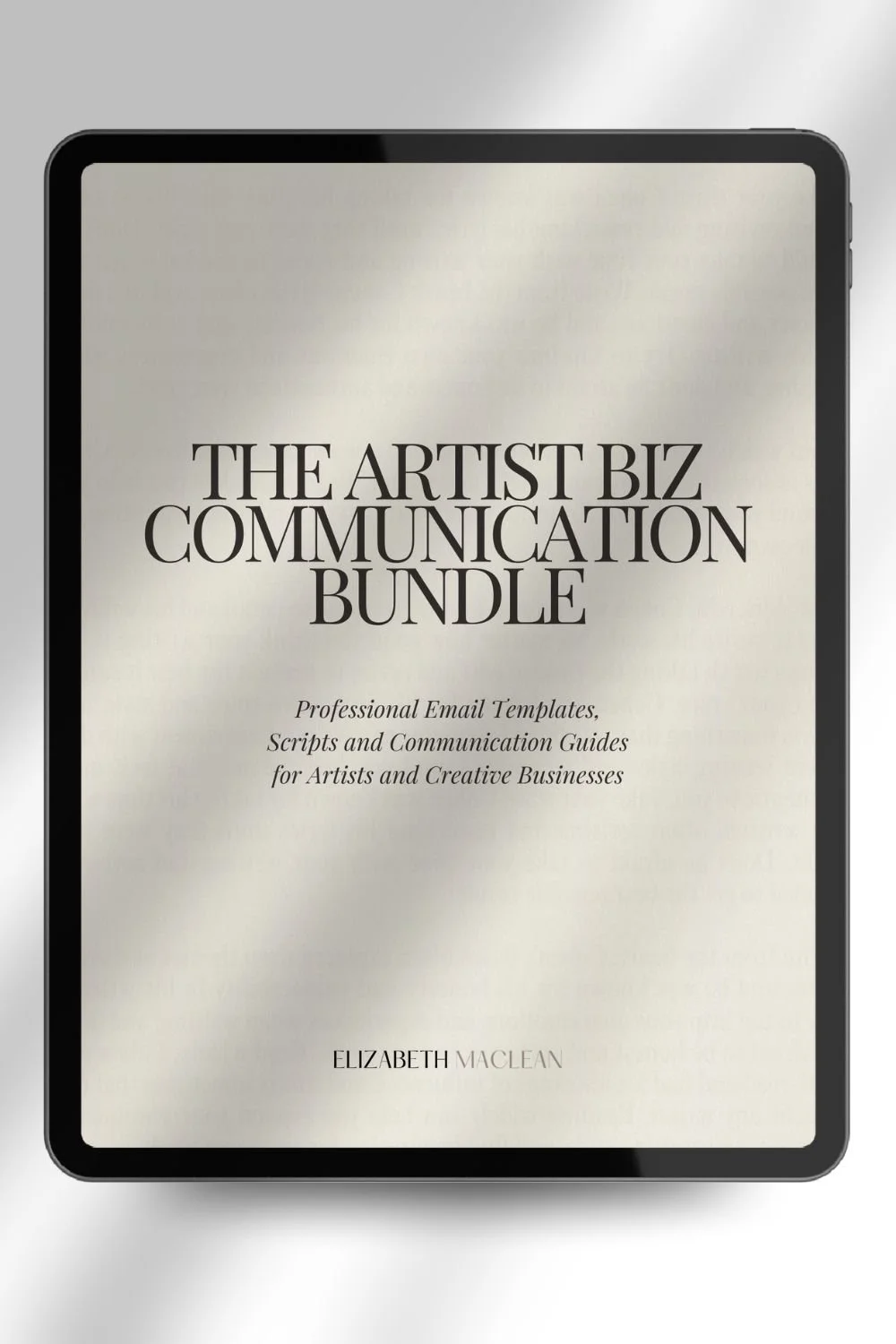 The Artist Biz Communication Bundle — Editable Version