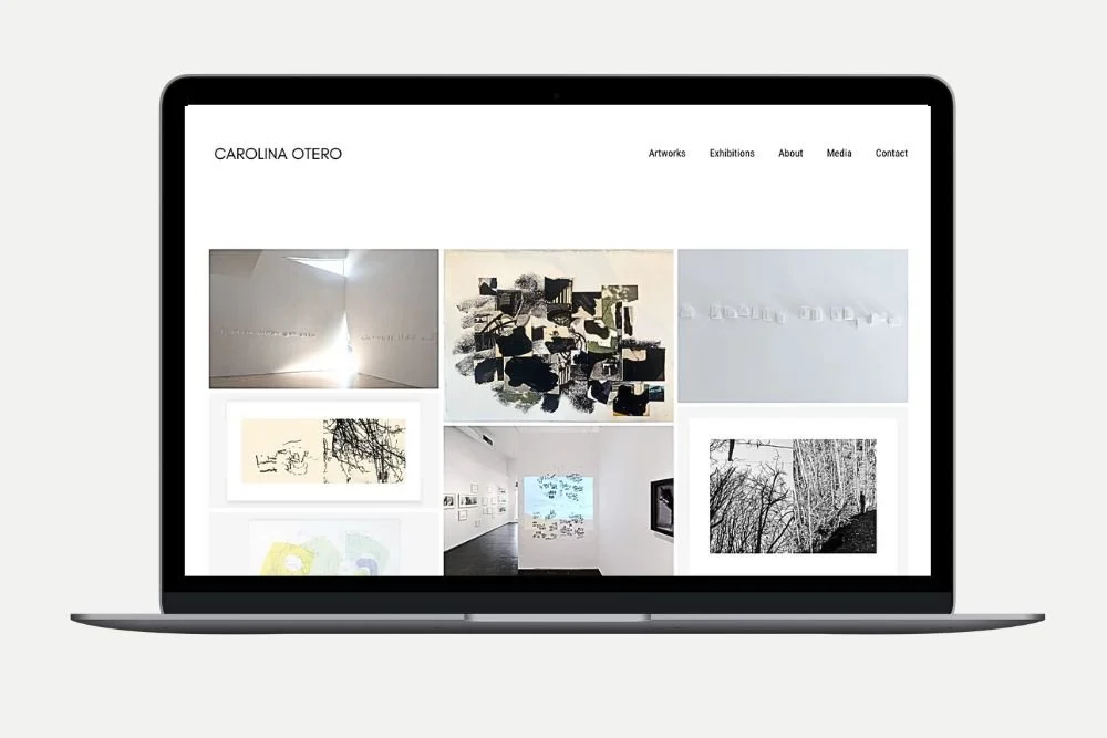 Custom Site for Fine Artist