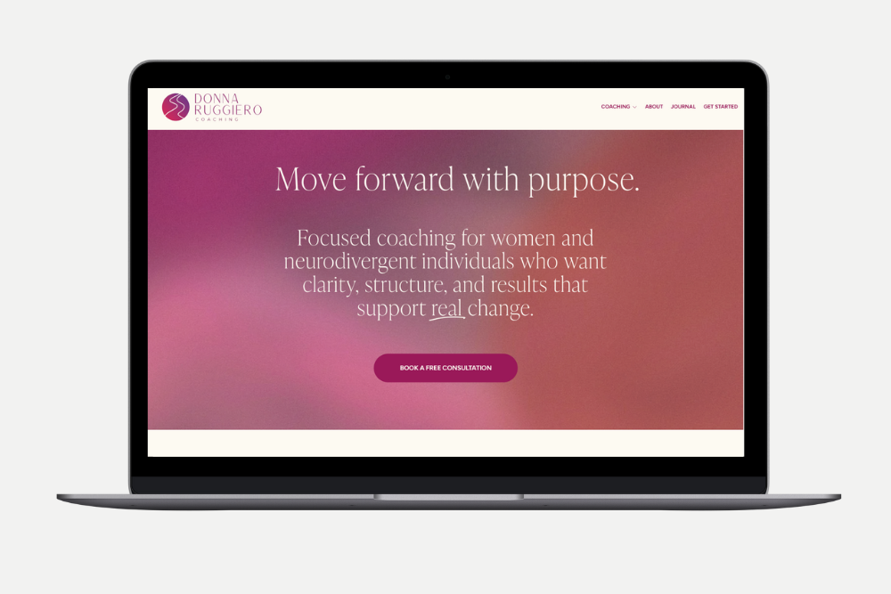 Custom Site for Career Coach