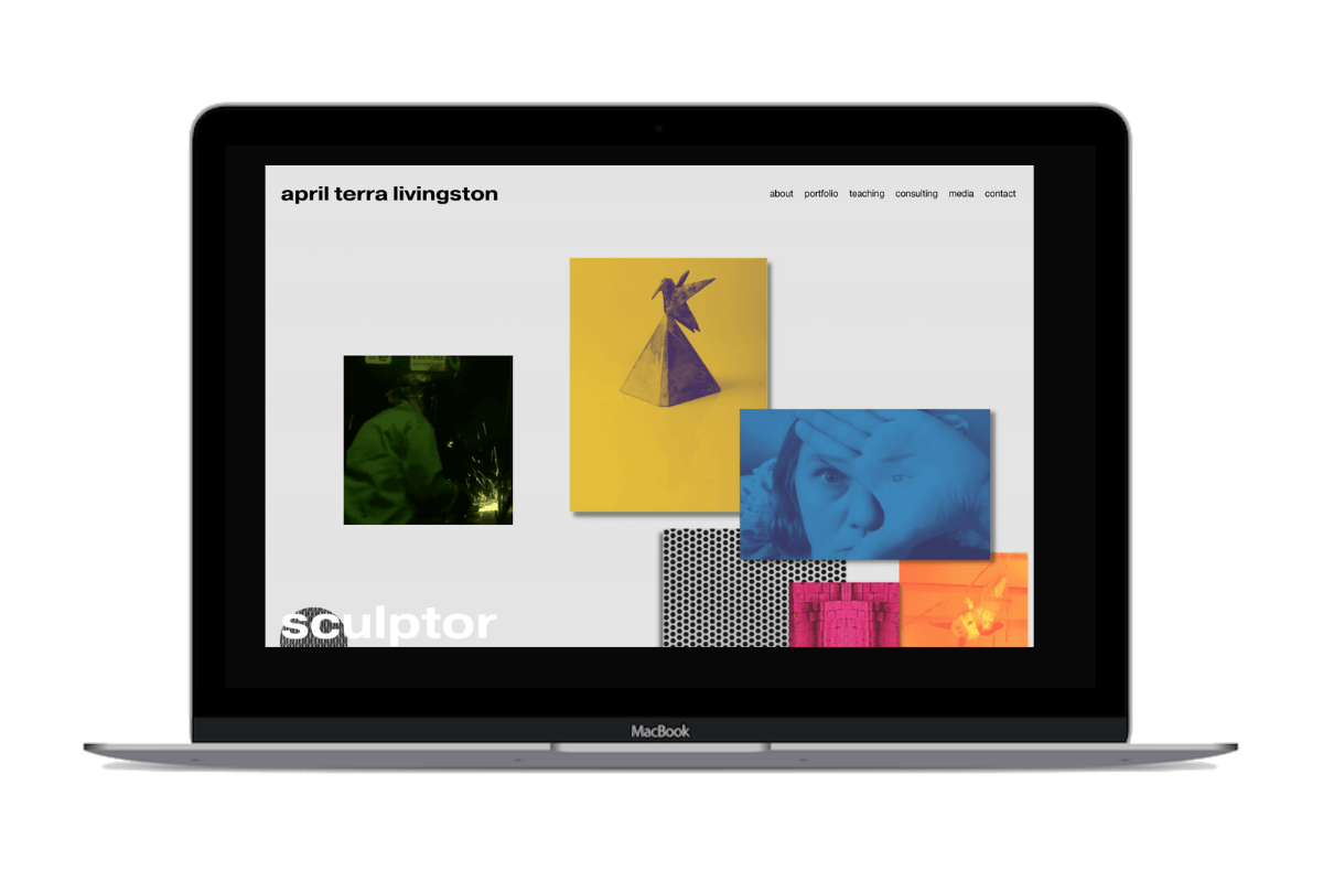 Custom Site for Multi-Disciplinary Artist