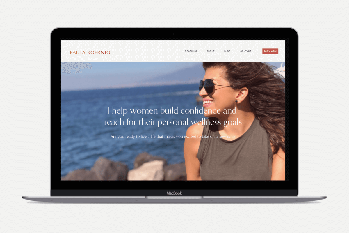 Custom Site for Health Coach
