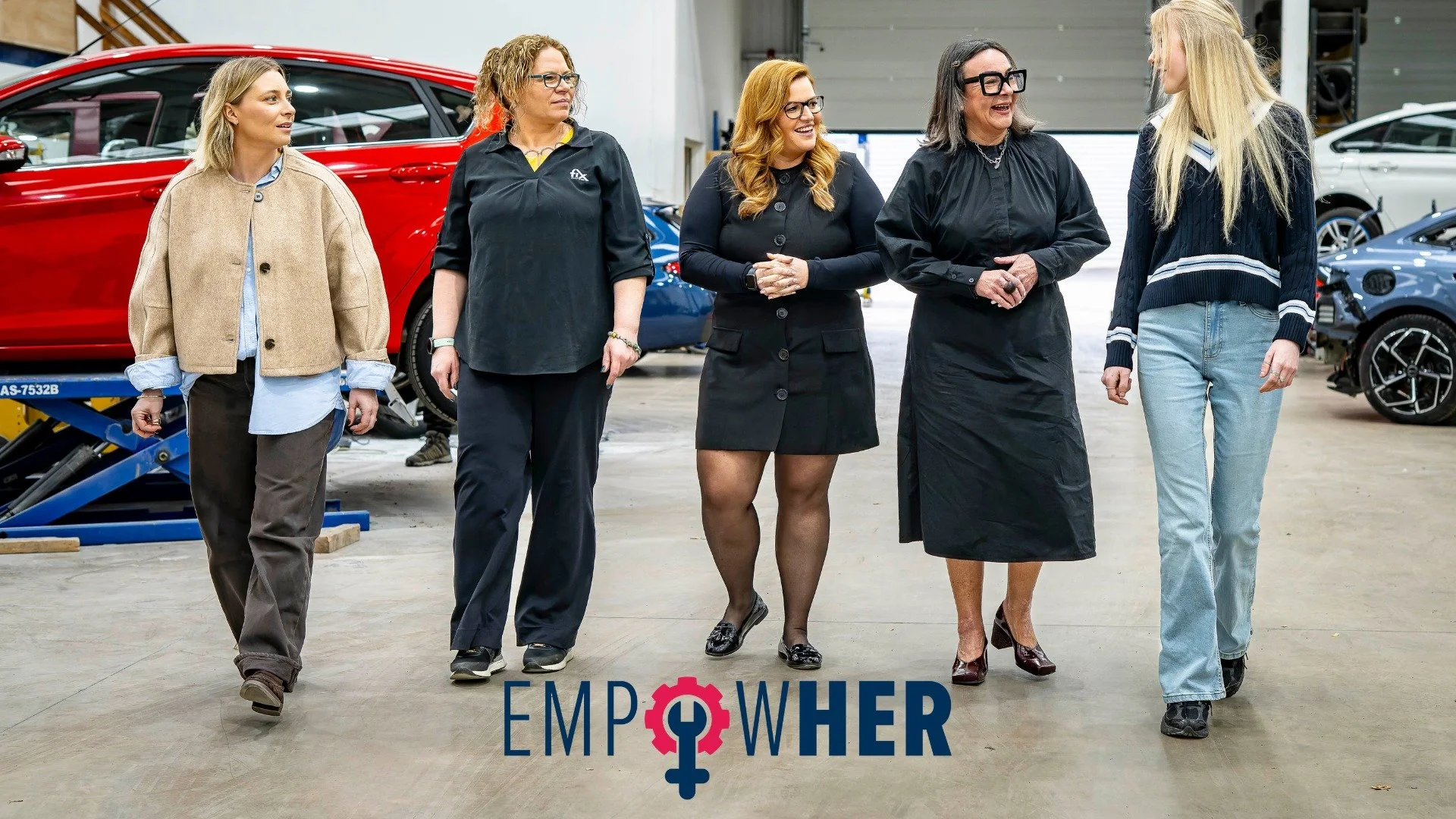 Get to know some of our EmpowHER members...the behind the scenes version 😅 Watch the full video on our YouTube (link in our story).

The team had a great day at Fix Auto Cheltenham capturing the moments for our official launch. Out of the 11 strong 