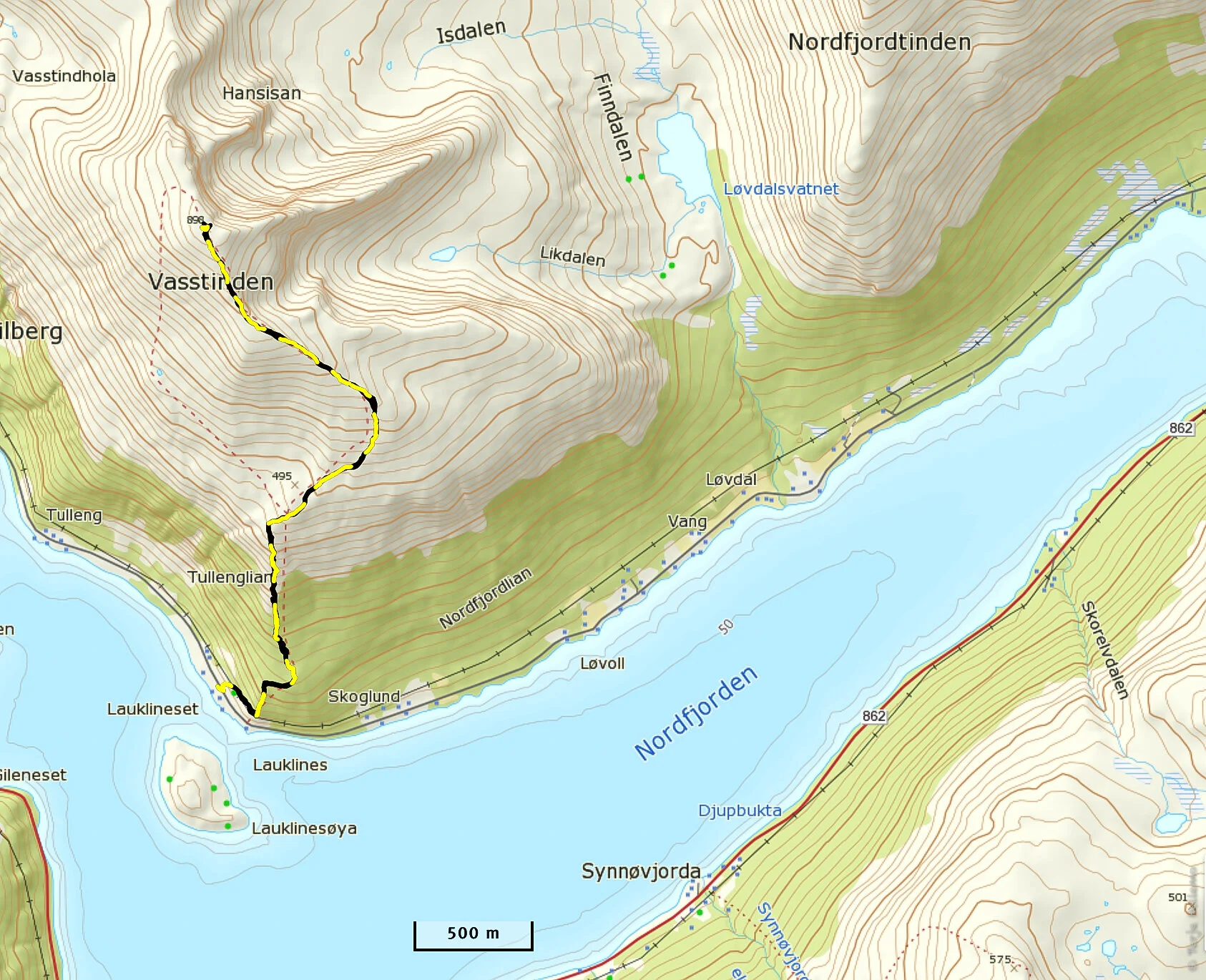 Link til norgeskart.no