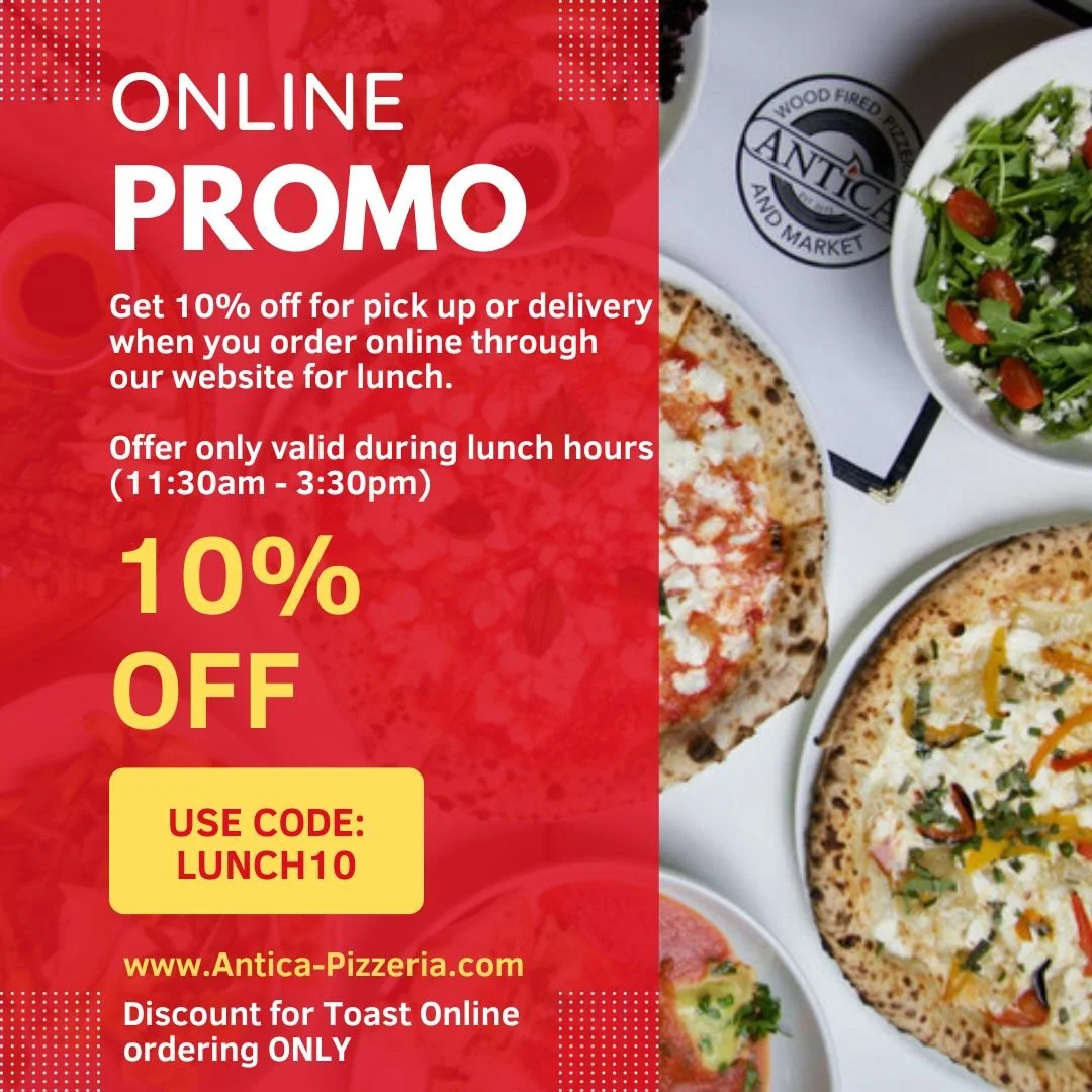 DEALS — Antica Pizzeria & Market