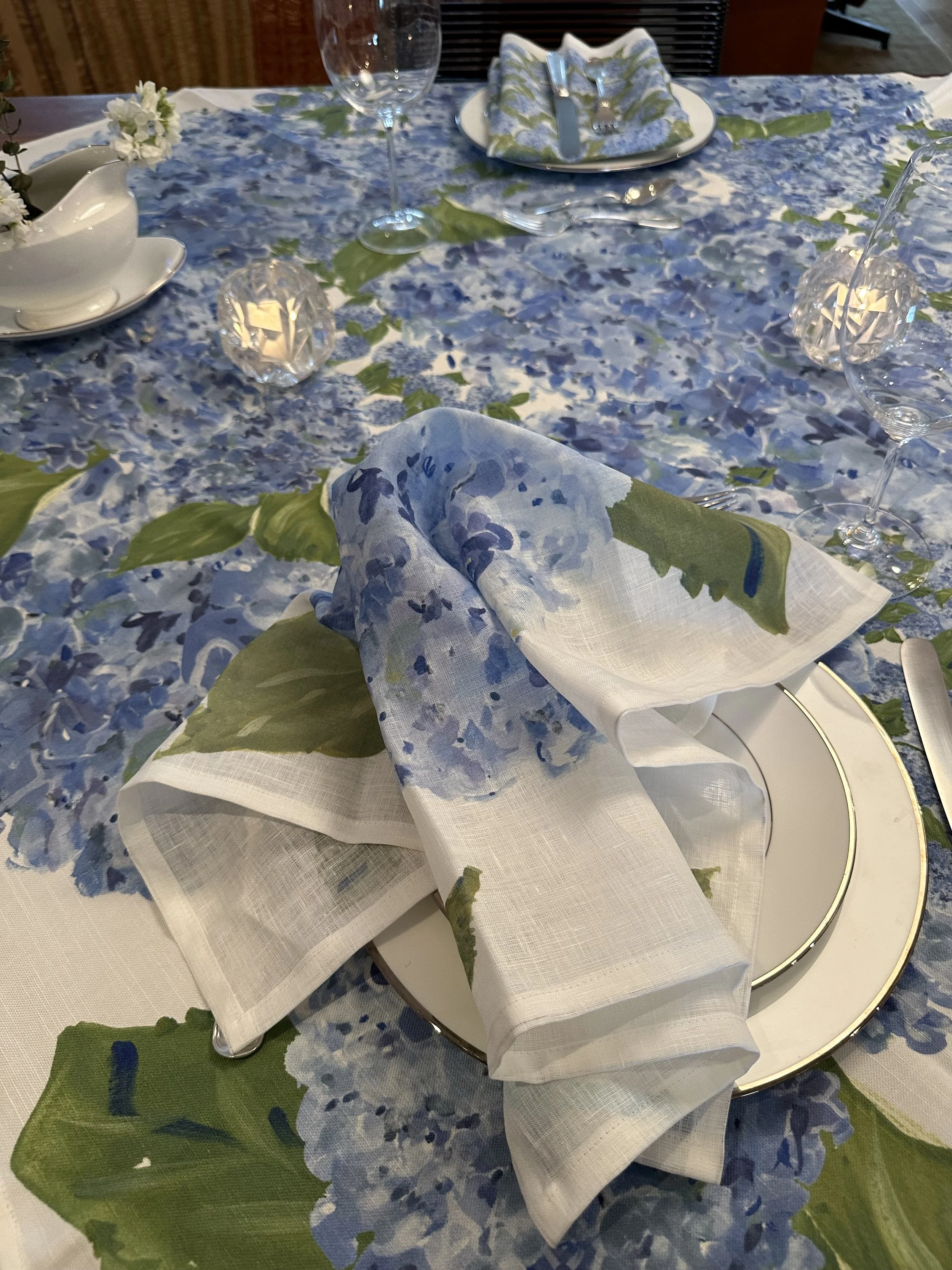 'Hortensia'  Napkins (set of 2)