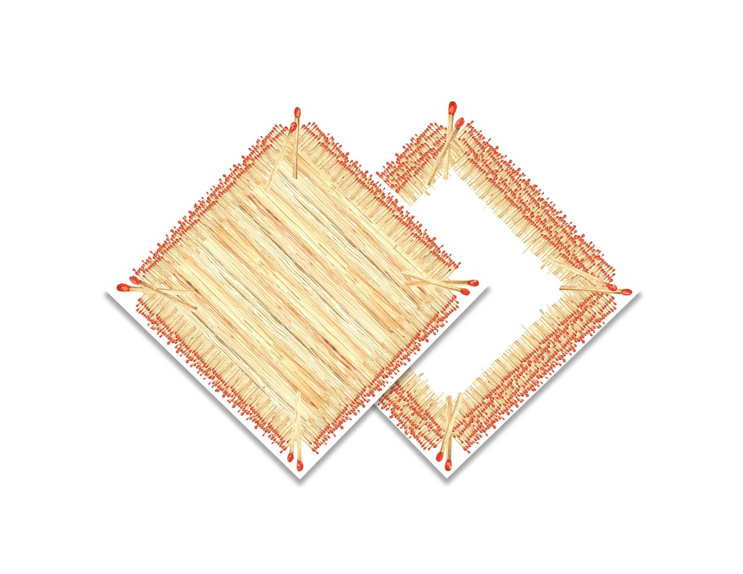 Matchstick Fringe Napkins (2)