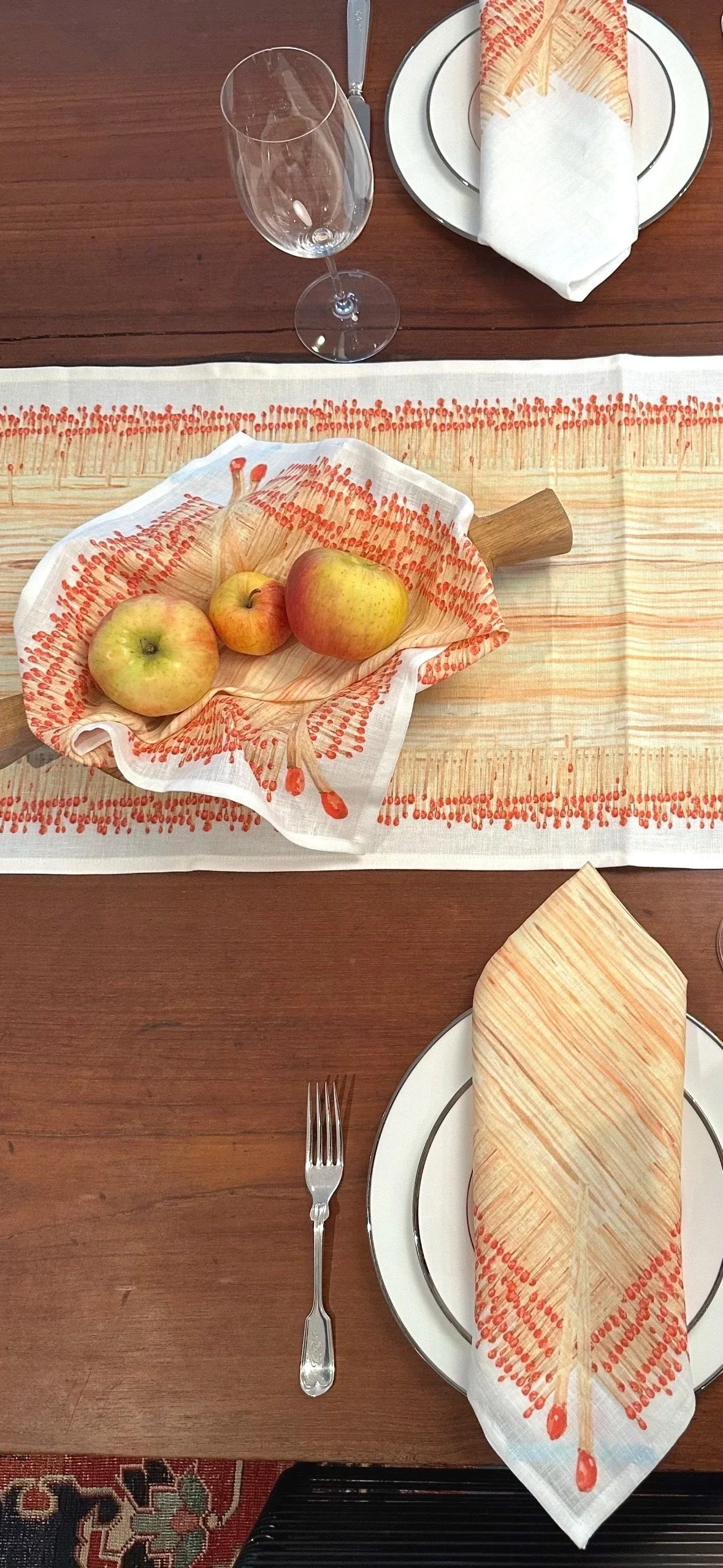 'Matchstick Fringe' Napkins (set of 2)