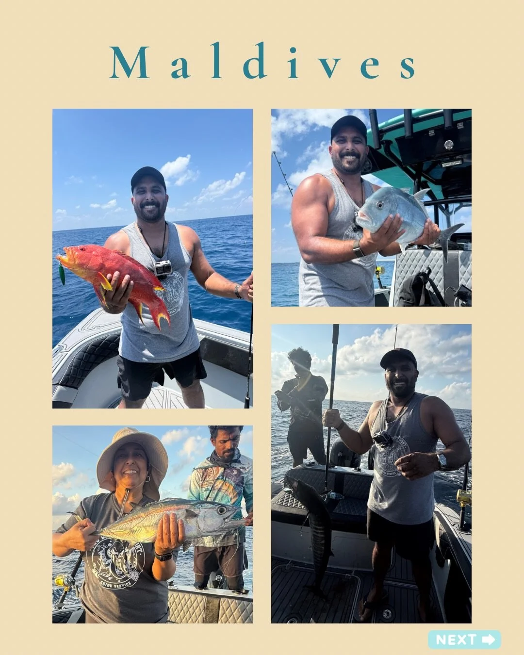 Not every trip is about the biggest fish.

This one was about sharing it.

Out in the Maldives with my mom and @knightatsea , chasing whatever the ocean gave us. Wahoo ripping drag, dogtooth tuna digging deep, snappers and grouper filling the cooler.