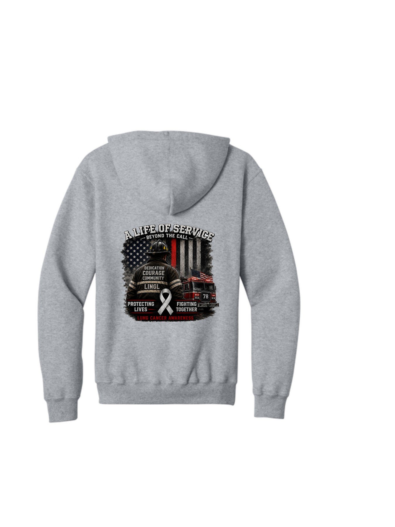 Lingl community Sweatshirt Youth Core Fleece Pullover Hooded Sweatshirt. PC78HY