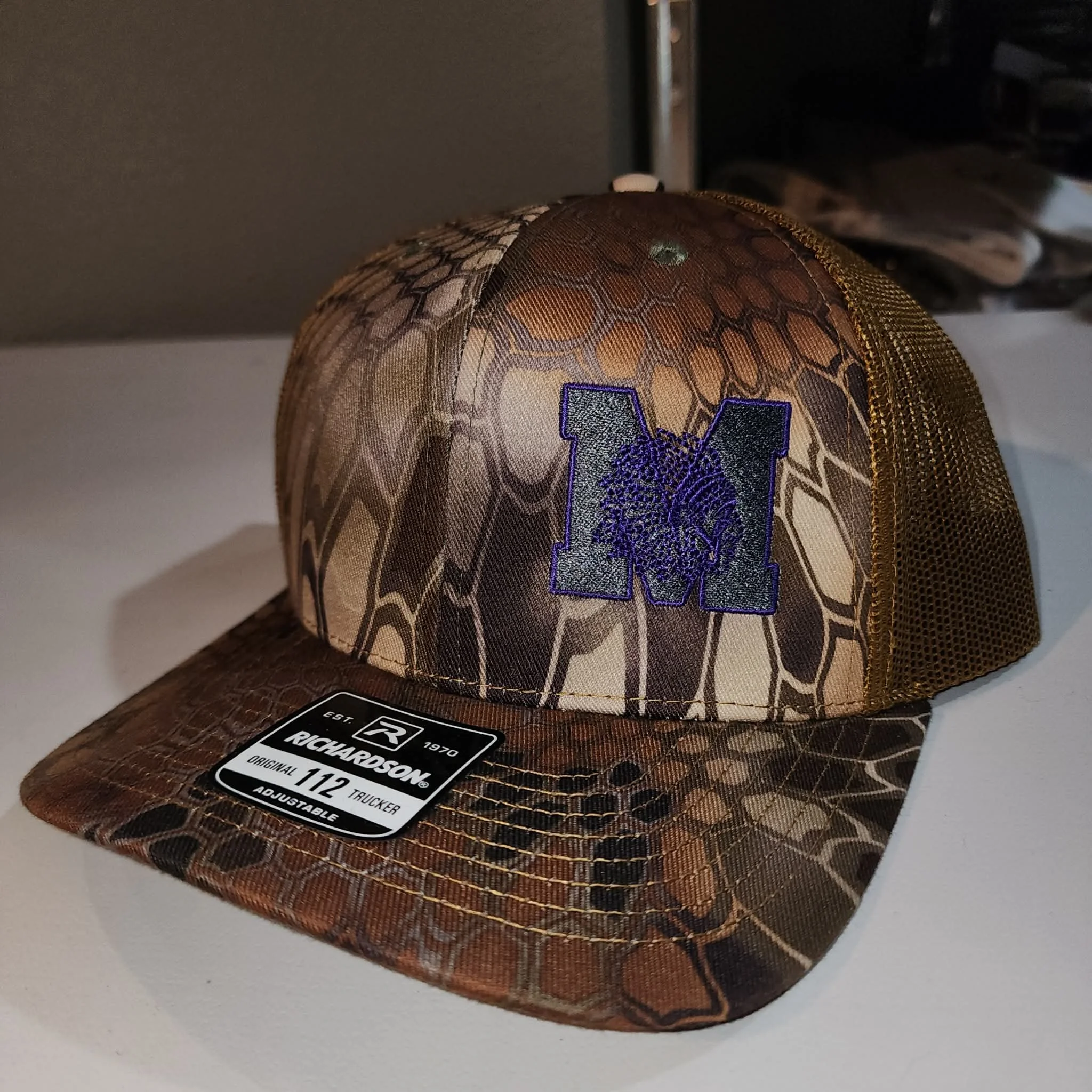 Richardson Printed Five-Panel Trucker Cap