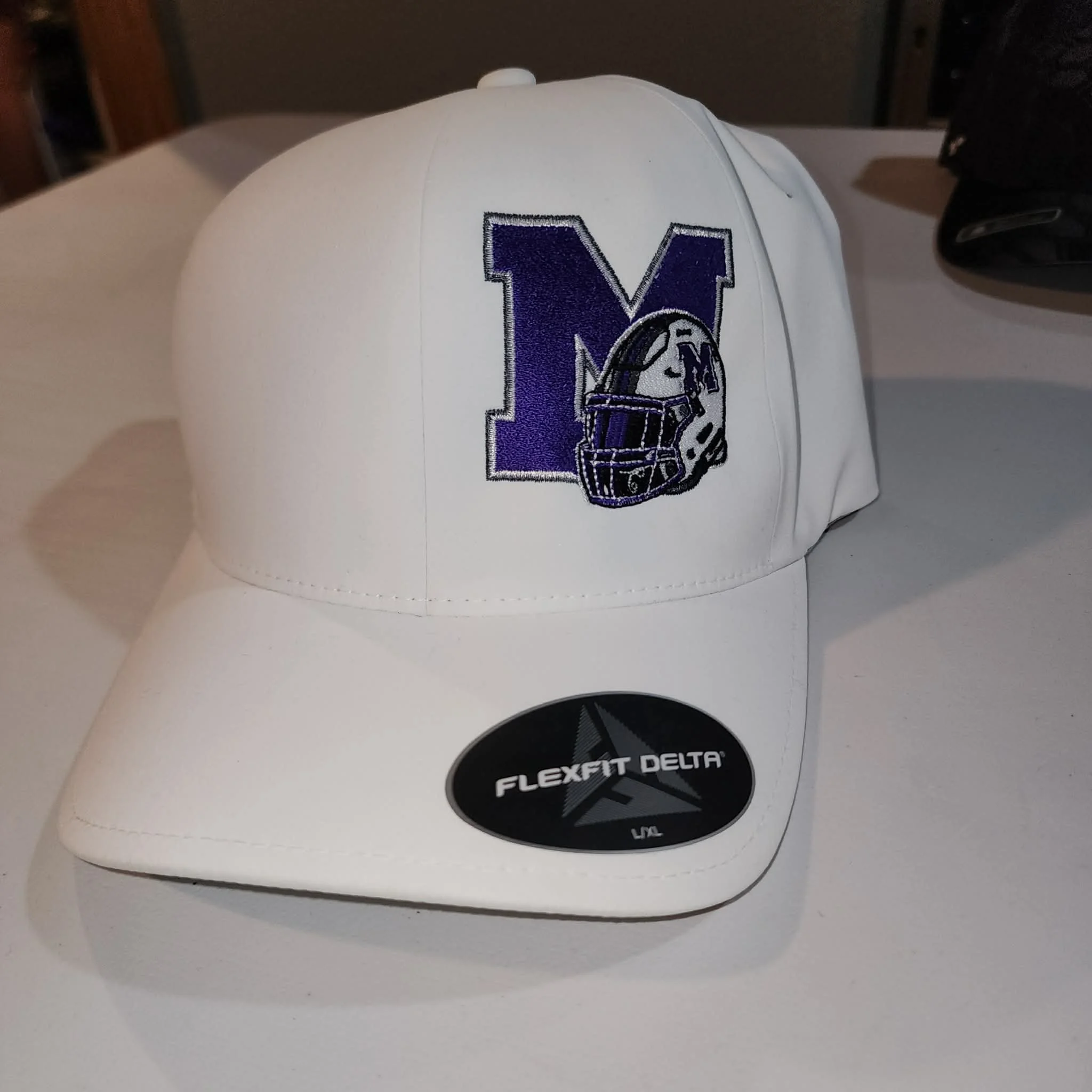 Football Port Authority® Flexfit Delta® Cap