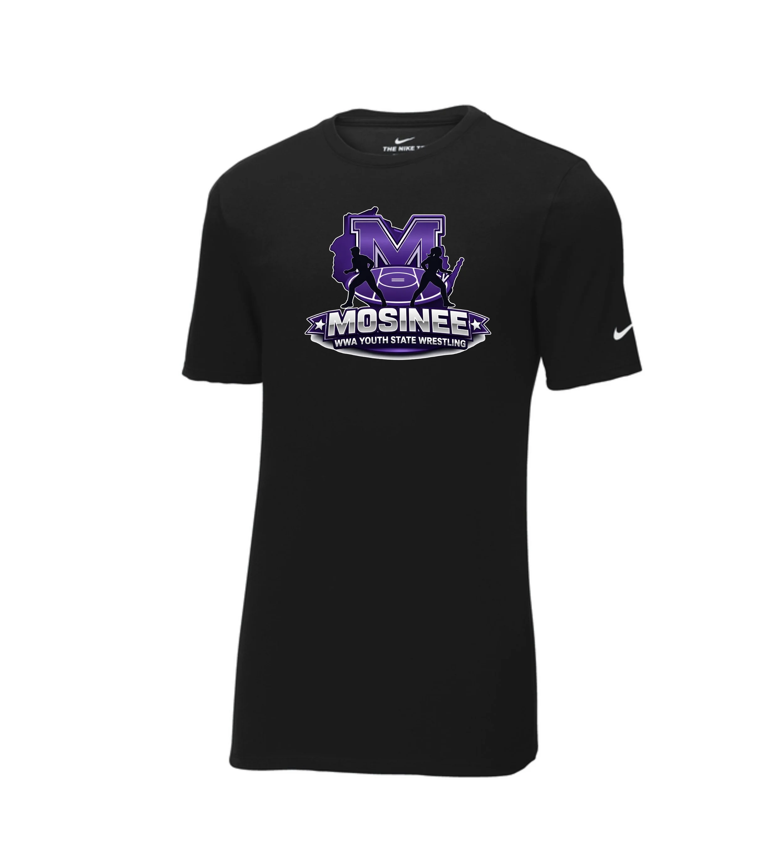 Youth State Wrestling Adult Nike Dri-FIT Cotton/Poly Tee. NKBQ5231