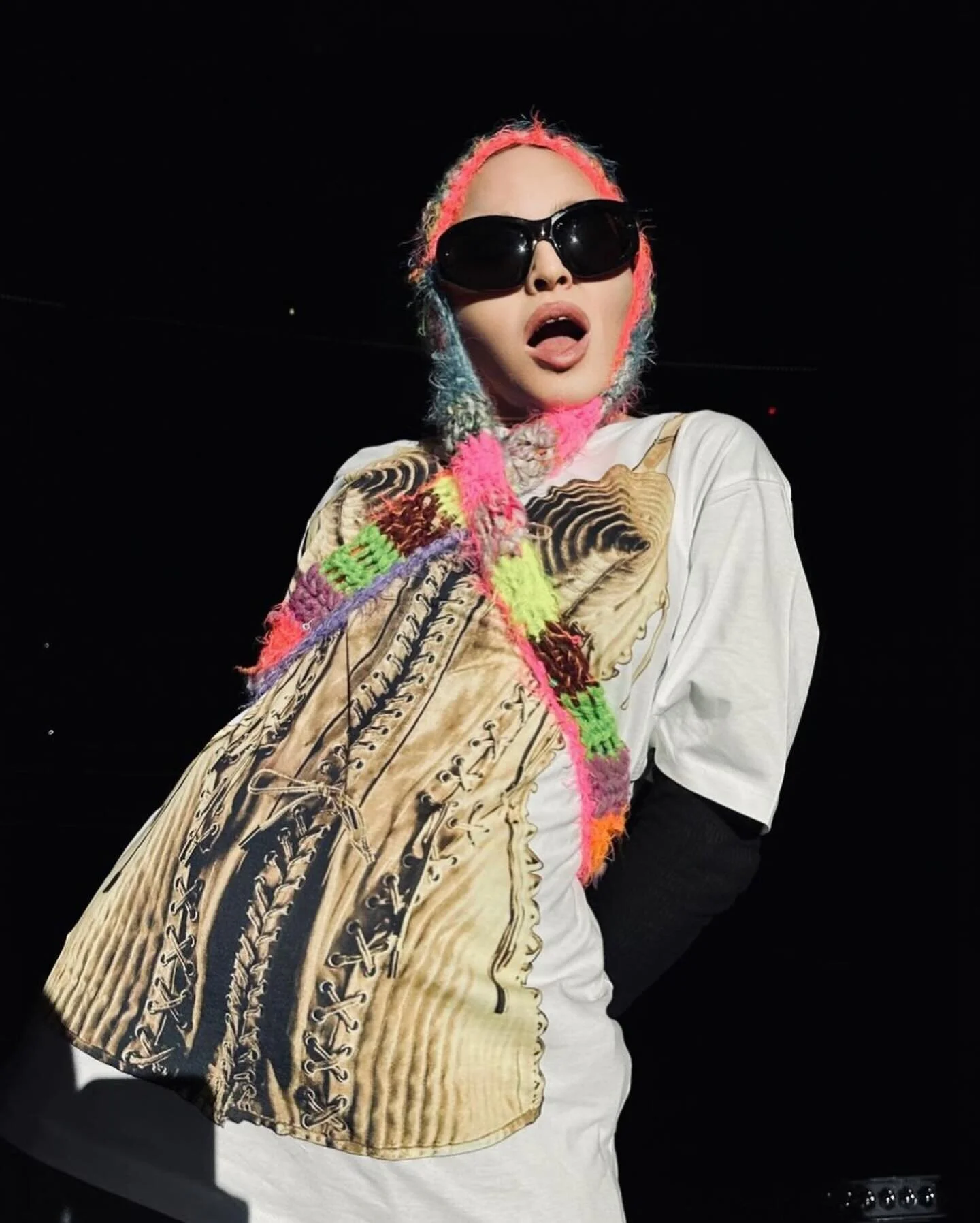 Who doesn&rsquo;t remember Madonna&rsquo;s iconic gold corset designed by the one and only @jeanpaulgaultier for her Blonde Ambition tour in 1990?! 
 
Now you can have an exclusive T-shirt created by the man who designed it, and the woman who wore it