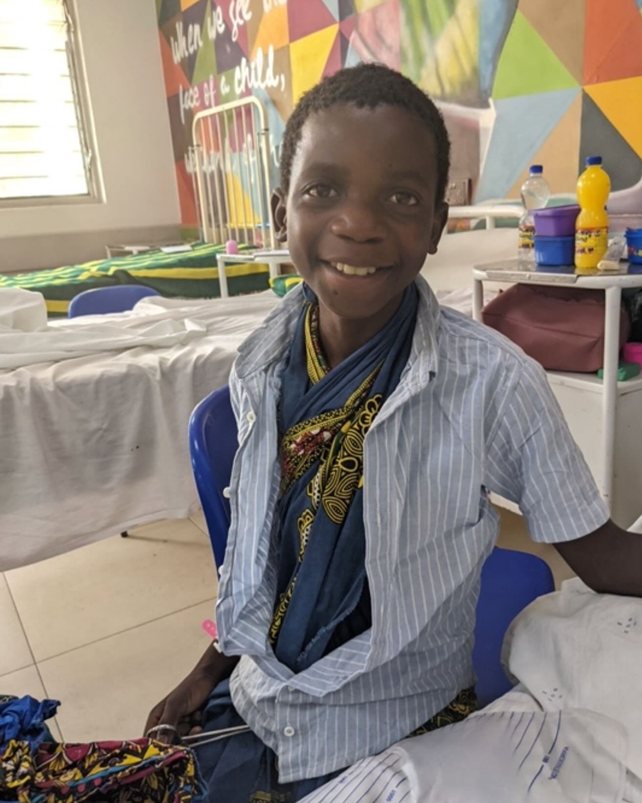 Today we are celebrating a brave 13-year-old boy named Innocent. He came to Mercy James experiencing severe pain and urinary complications. MJC&rsquo;s care team was able to successfully treat Innocent&rsquo;s condition and he can now return to enjoy
