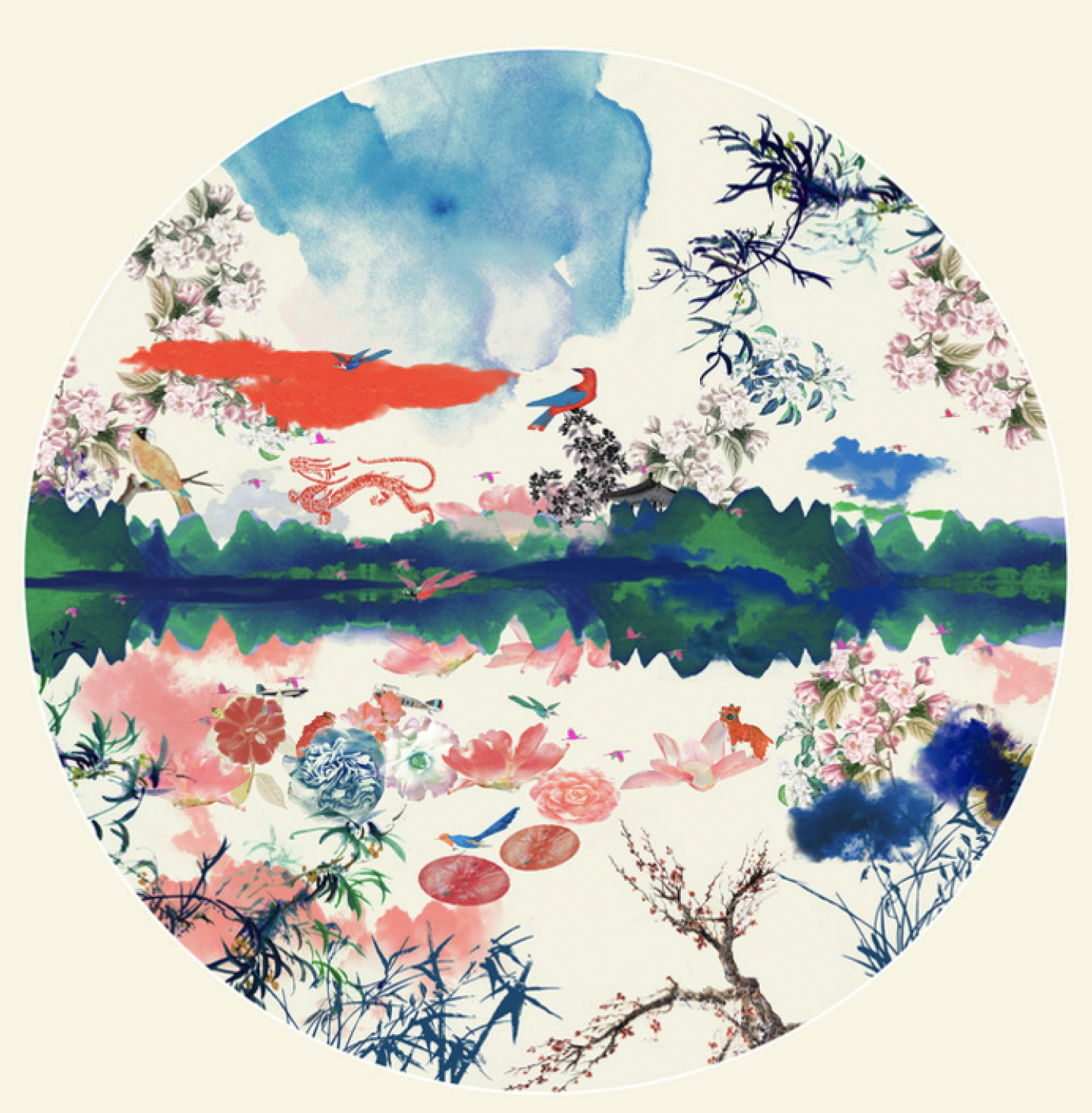 Coloring Ink by Guang-Yu Zhang